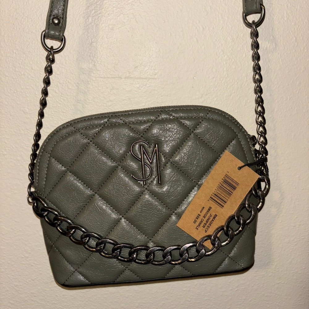 Quilted Green Steve Madden Crossbody Bag